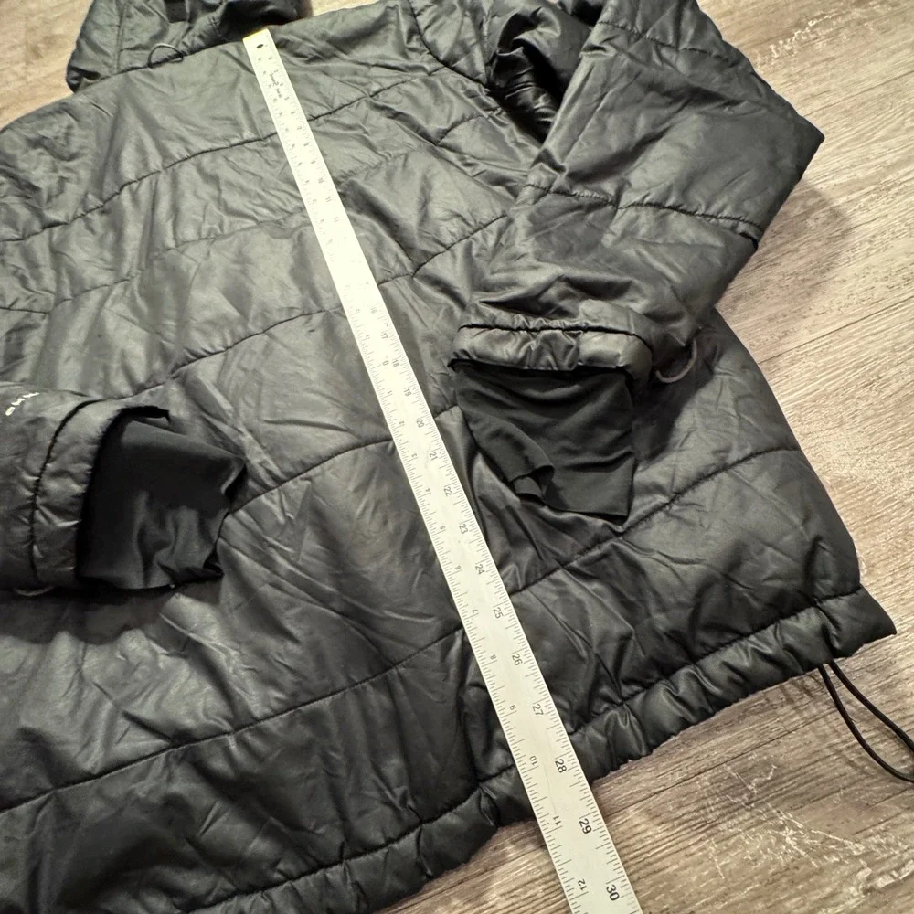 Columbia Jacket Mens L Black Nylon Omni Heat Interchange Hooded Puffer Thermal